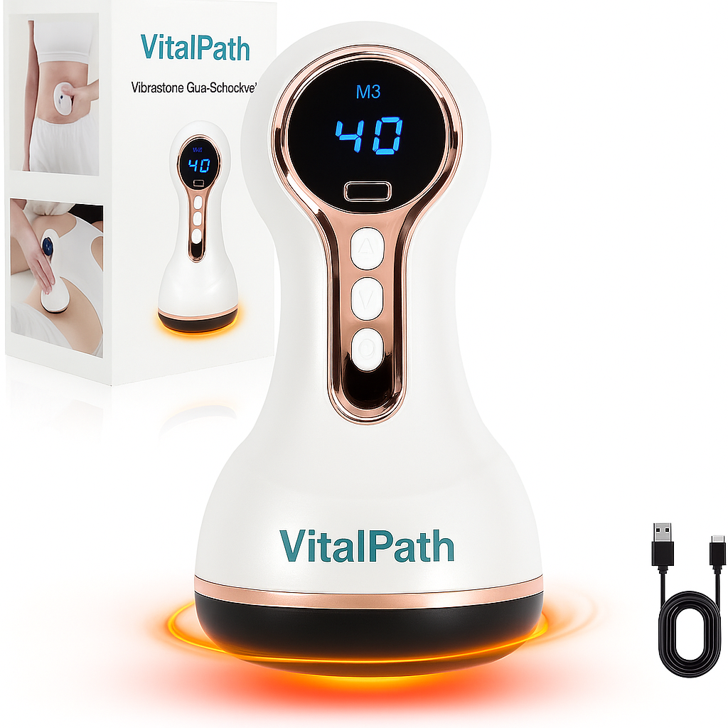 VitalPath® Swelling Relief Massager – Lymphatic Drainage Technology for Water Retention & Circulation Support